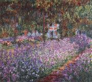 Claude Monet Monet-s Garden the Irises Norge oil painting reproduction